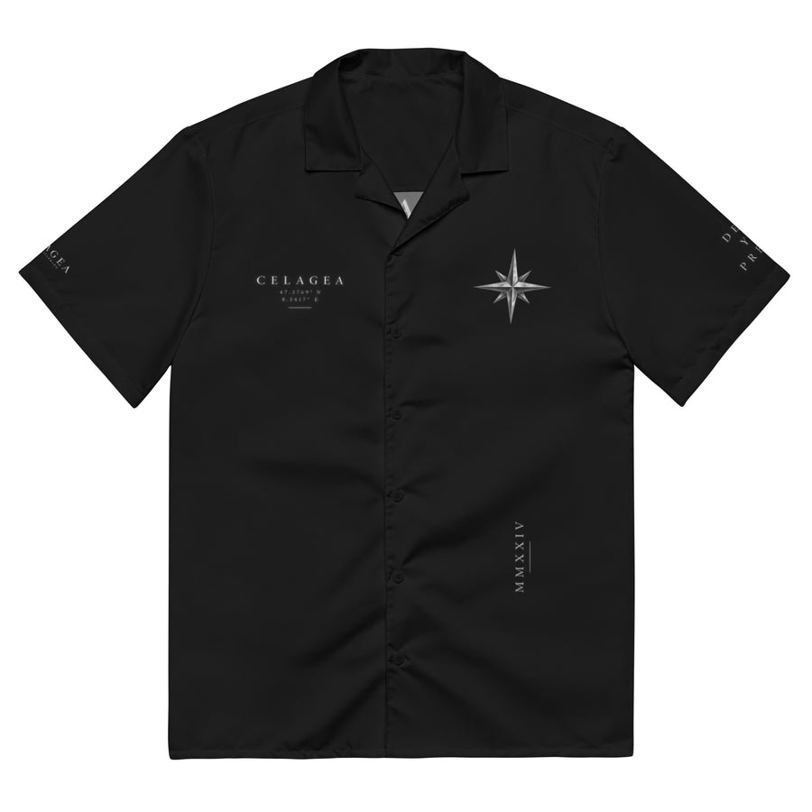 CELAGEA Nocturne All-Over Shirt – Black